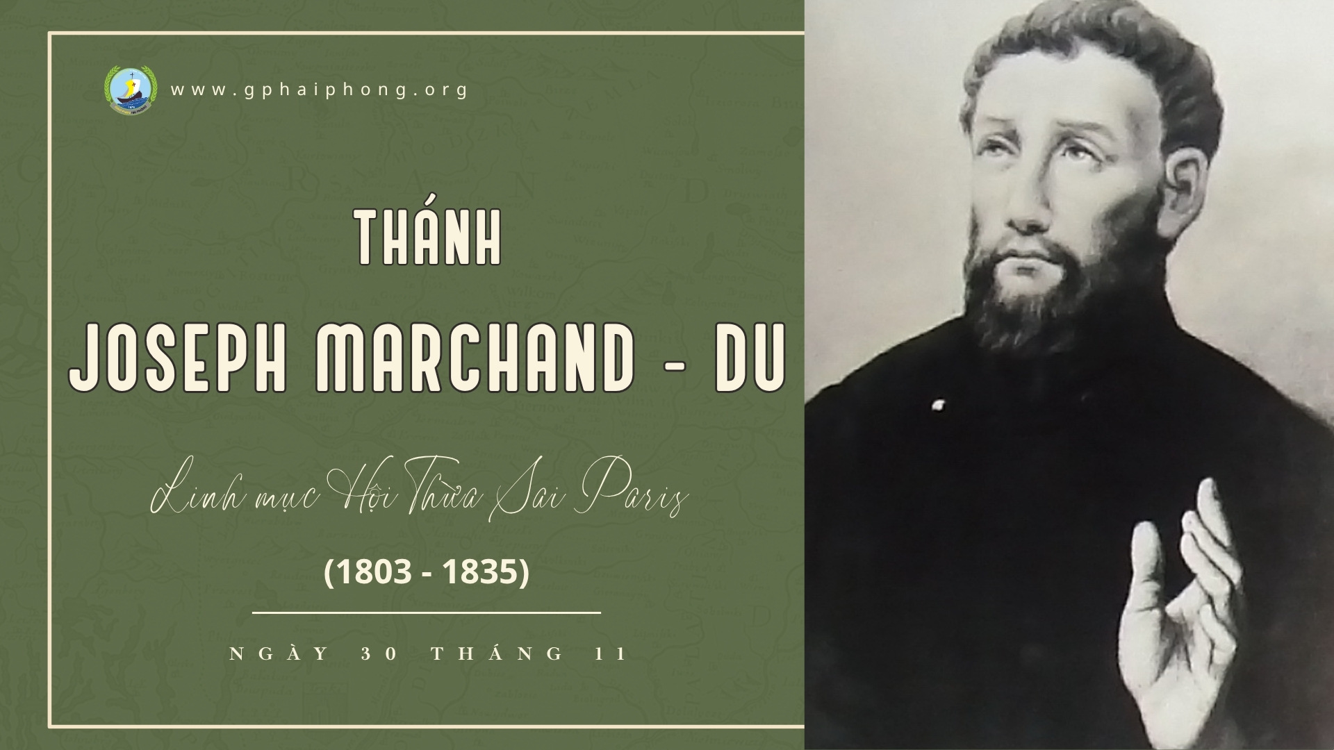 Thánh Joseph Marchand - Du, tử đạo ngày 30 tháng 11 năm 1835